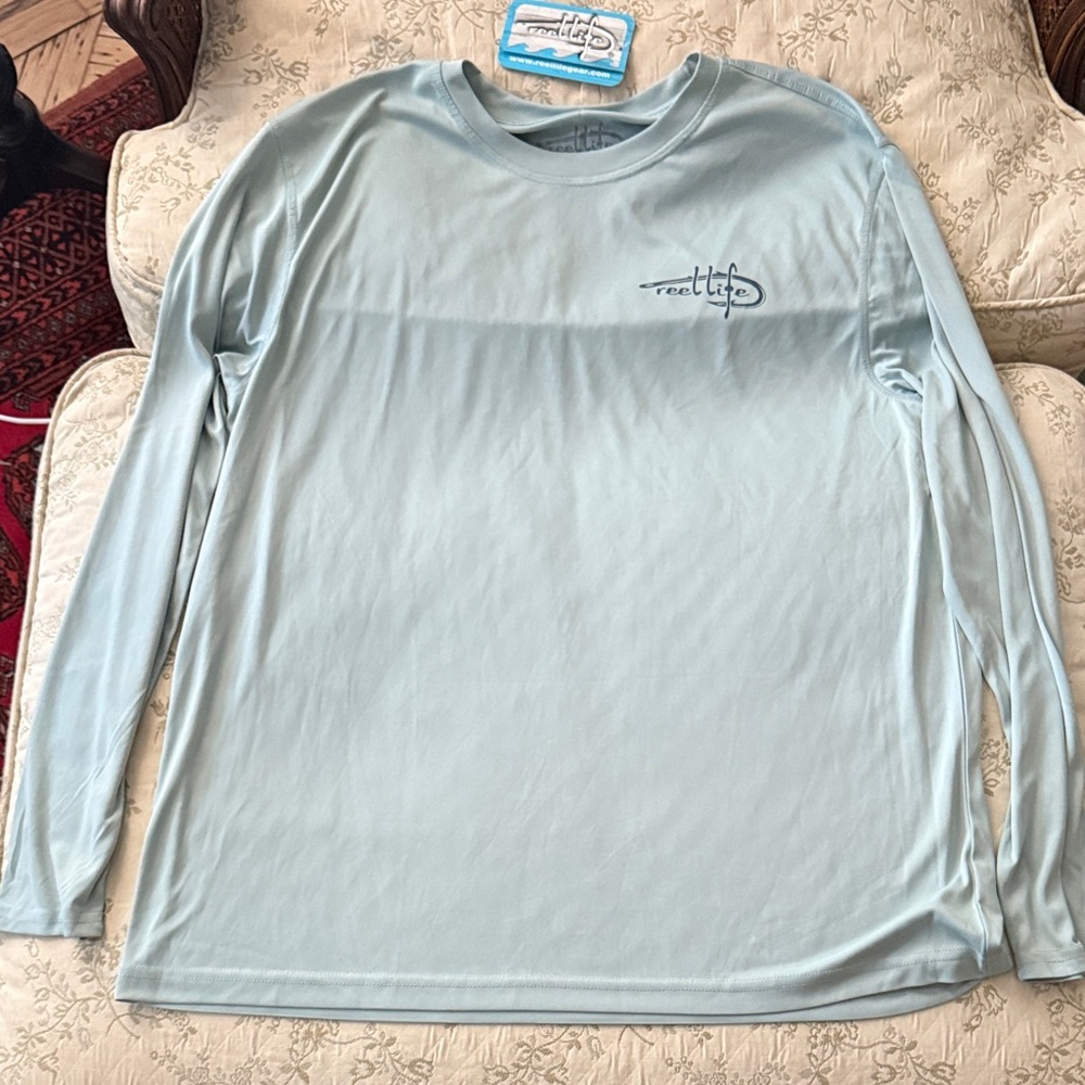 Reel Life XXL NWT Blue Men's Sun Ray Defender Performance Shirt